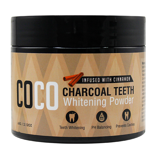 Grof kooi organiseren Coco Charcoal Teeth Whitening Powder - Cinnamon | BeautyFrizz